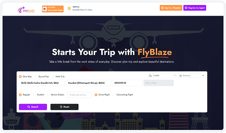 Flight Search Form