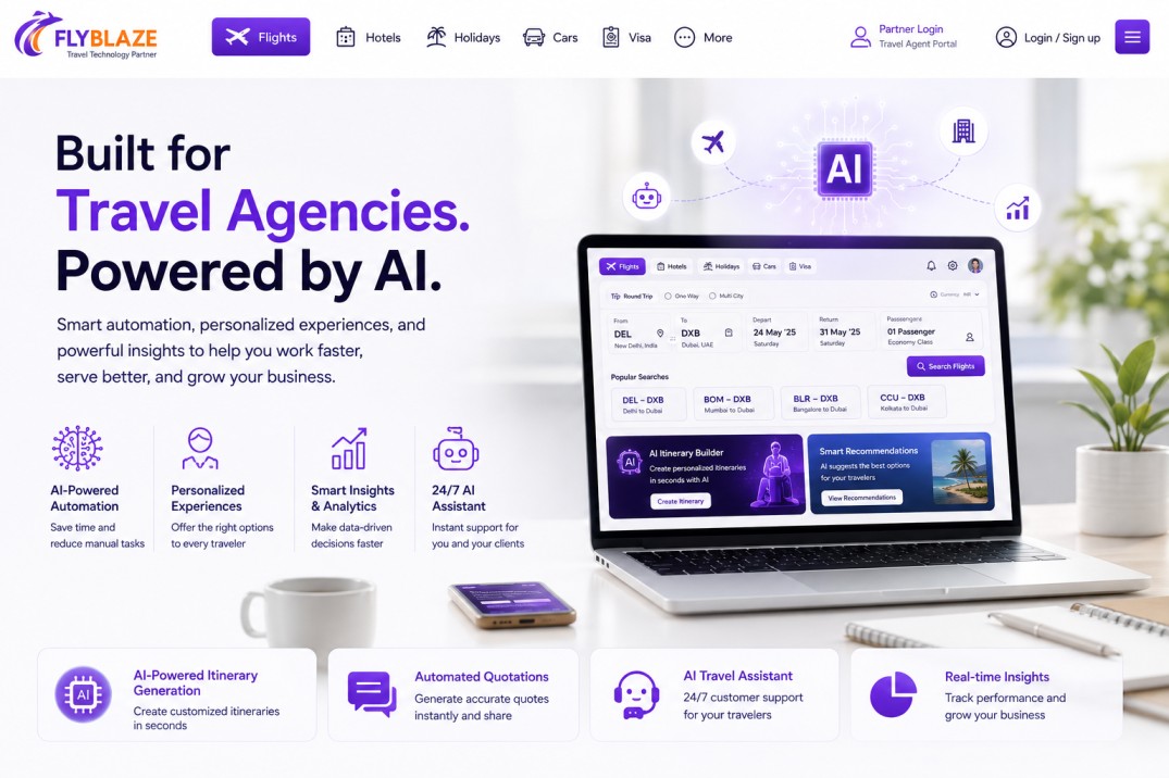 Built for Travel Agencies. Powered by AI.